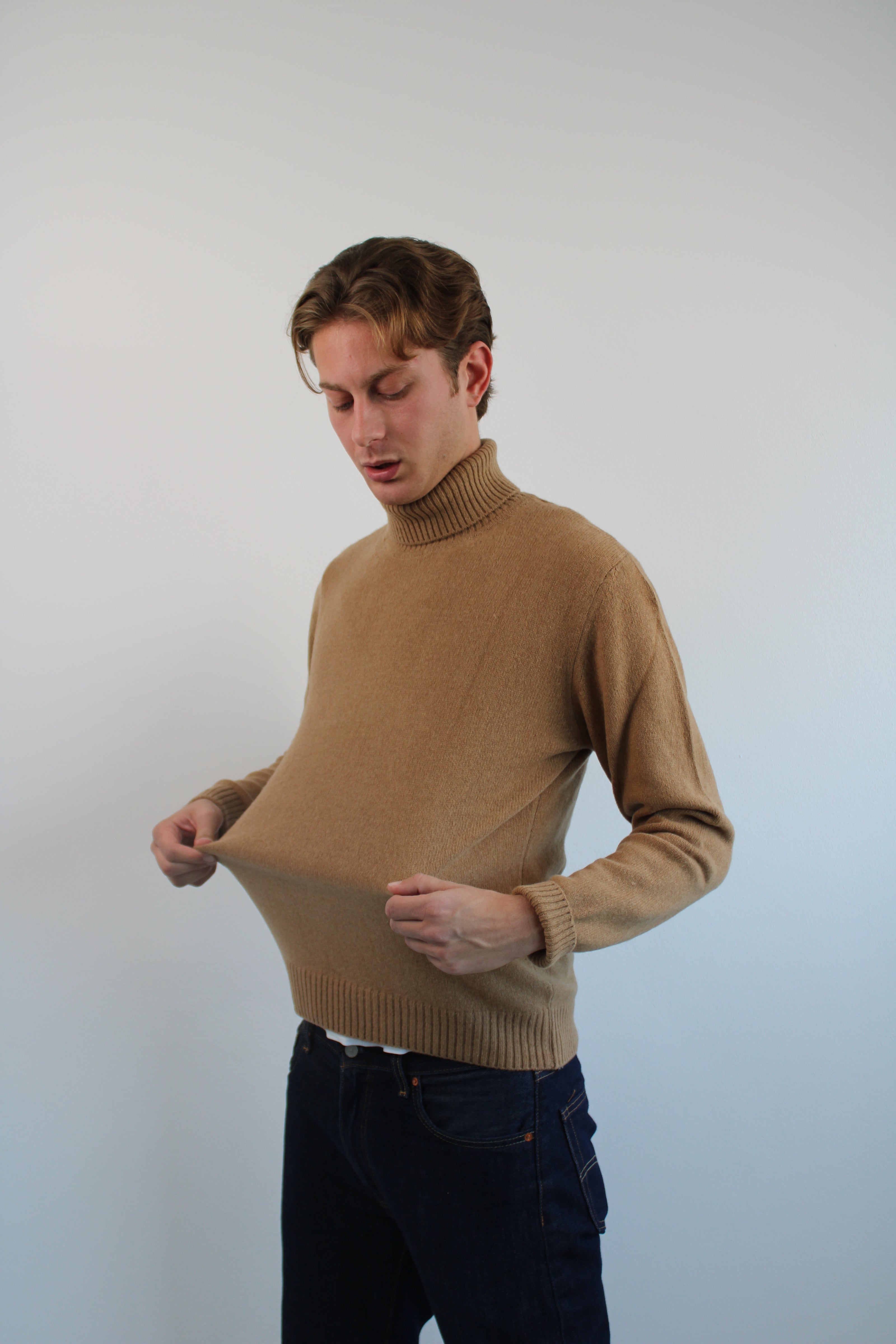 Cashmere turtleneck sweater