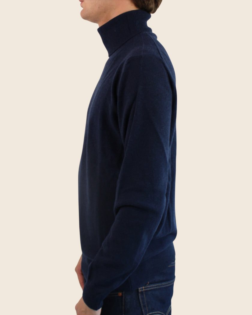 Maglione collo alto in cashmere