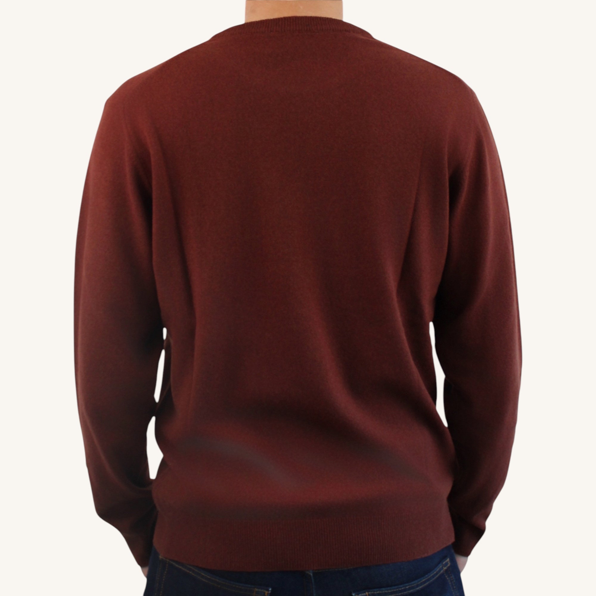 Cashmere crew neck sweater