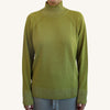 Maglione collo alto fast dyed in cashmere