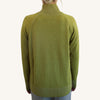 Maglione collo alto fast dyed in cashmere