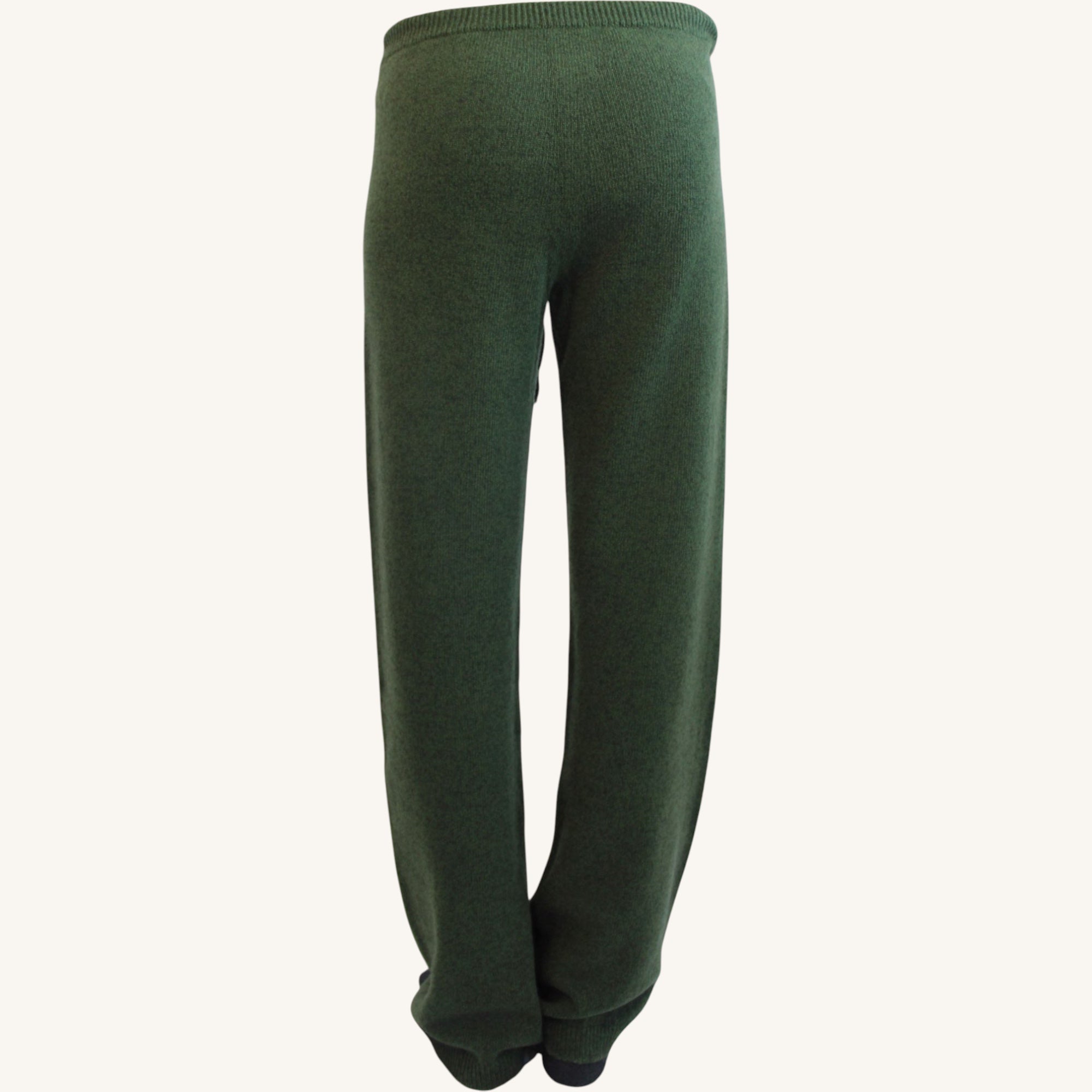 Low-rise cashmere trousers