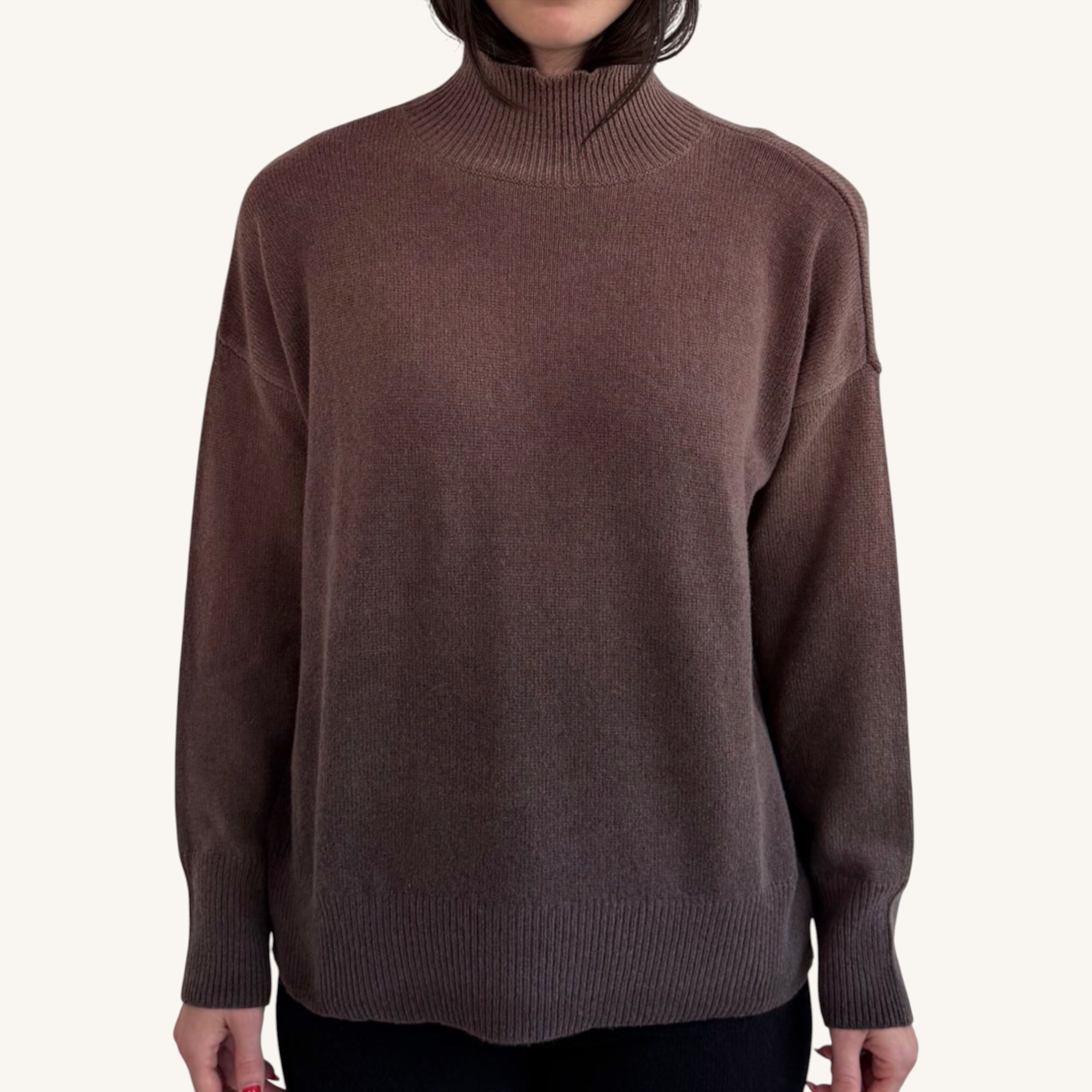 Degradé turtleneck sweater