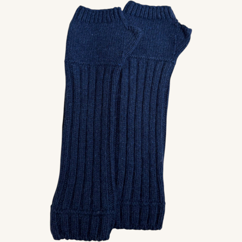 manicotto a coste in cashmere