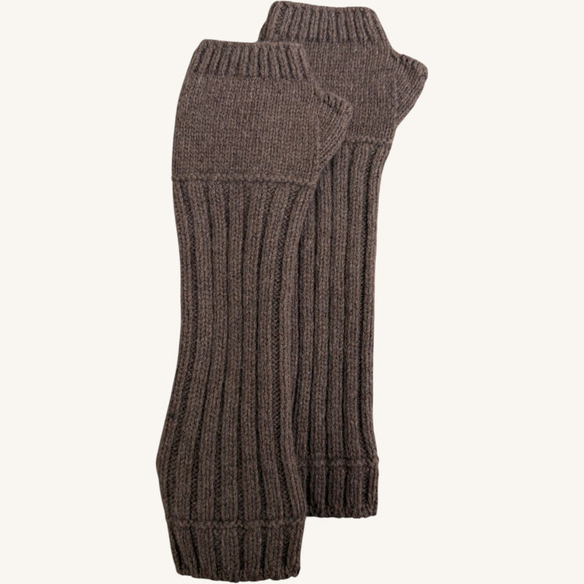 manicotto a coste in cashmere