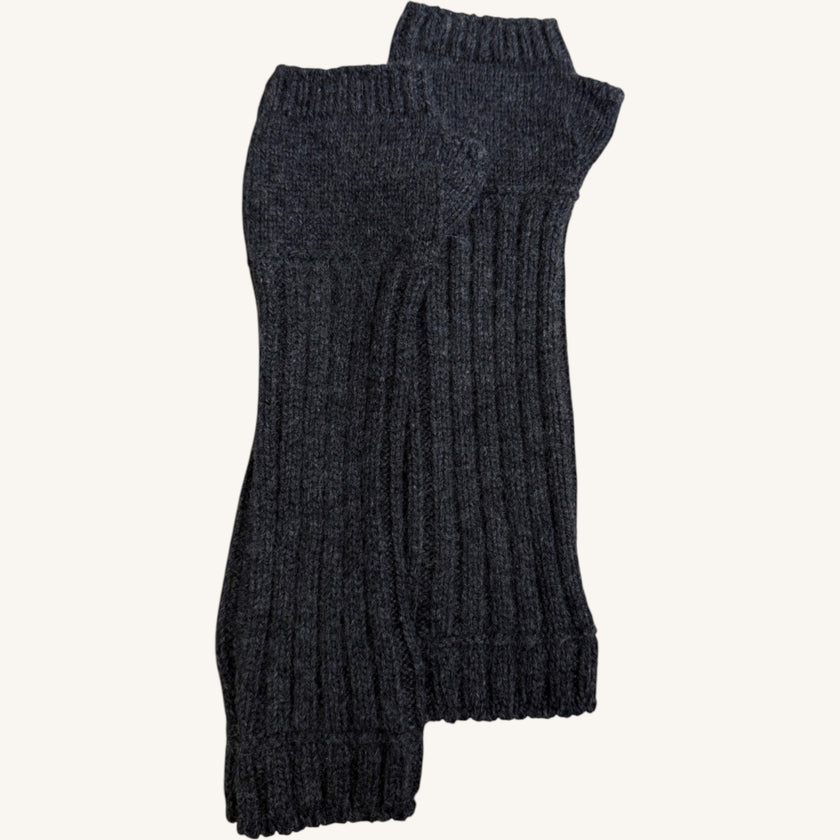 manicotto a coste in cashmere