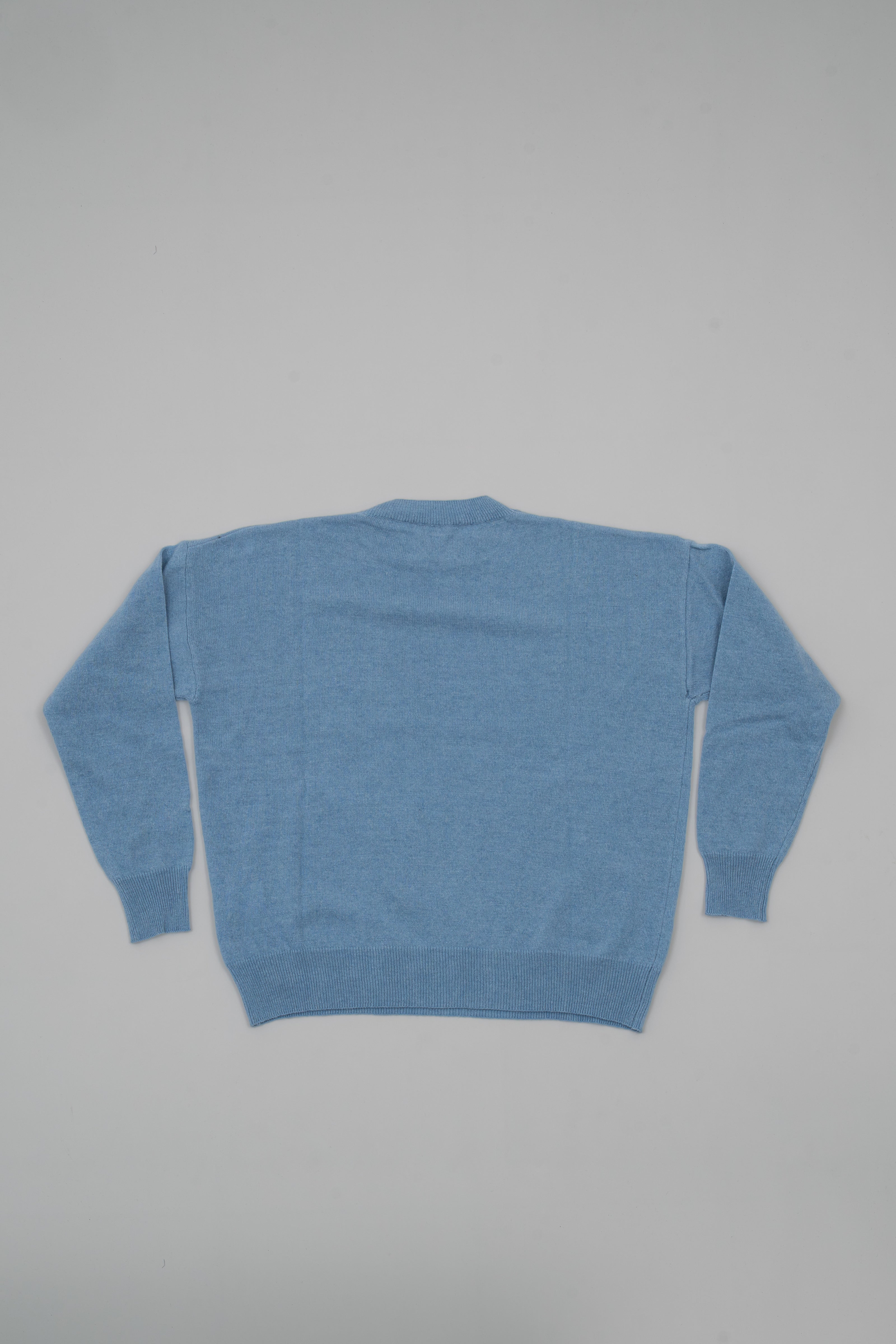 Cashmere crew neck sweater