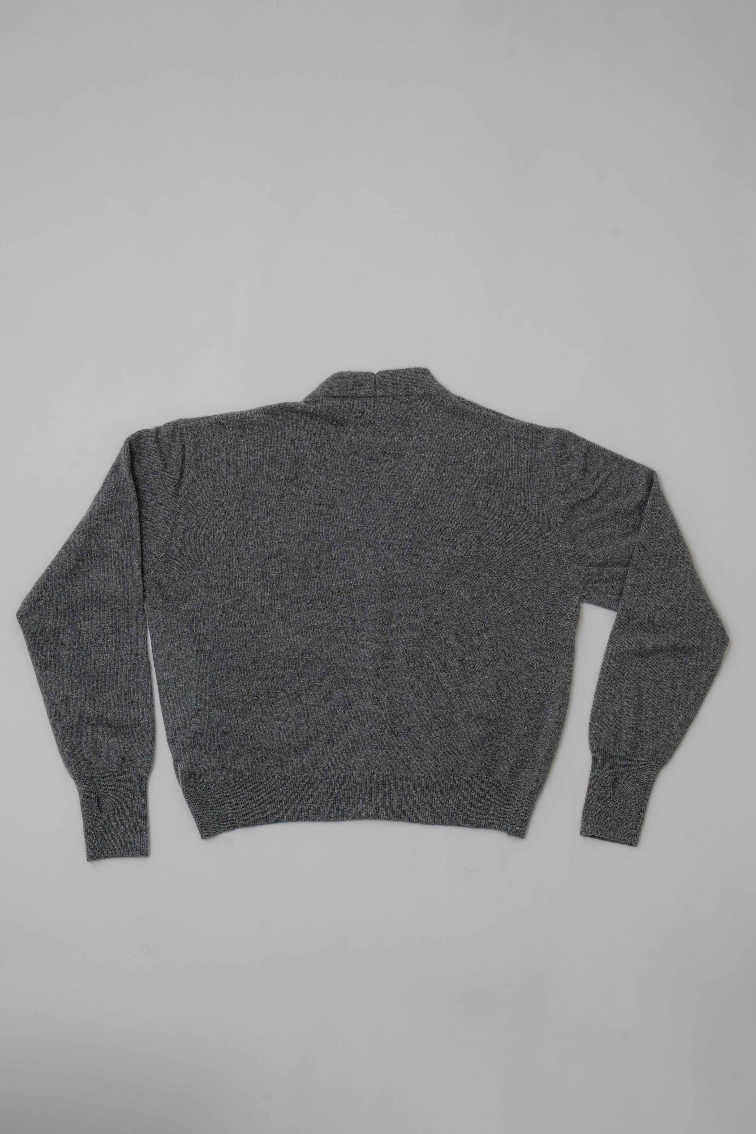 Mock neck twinset cardigan