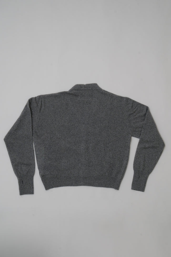 Cardigan twinset lupetto
