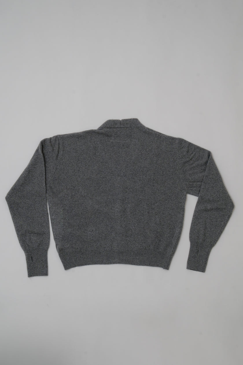 Cardigan twinset lupetto