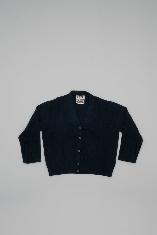 Mock neck twinset cardigan