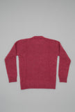 Cashmere crew neck with buttons
