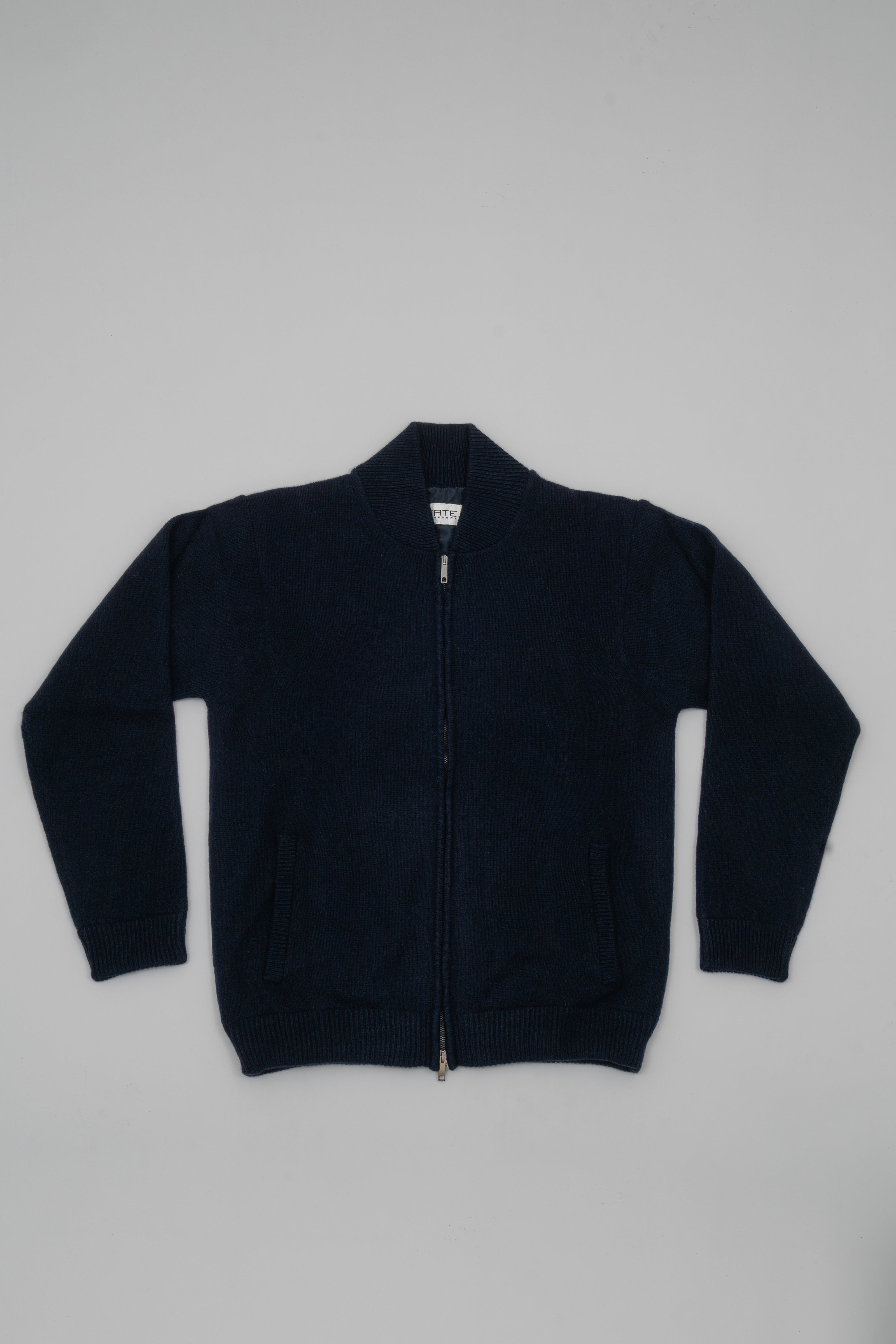 Cashmere bomber jacket