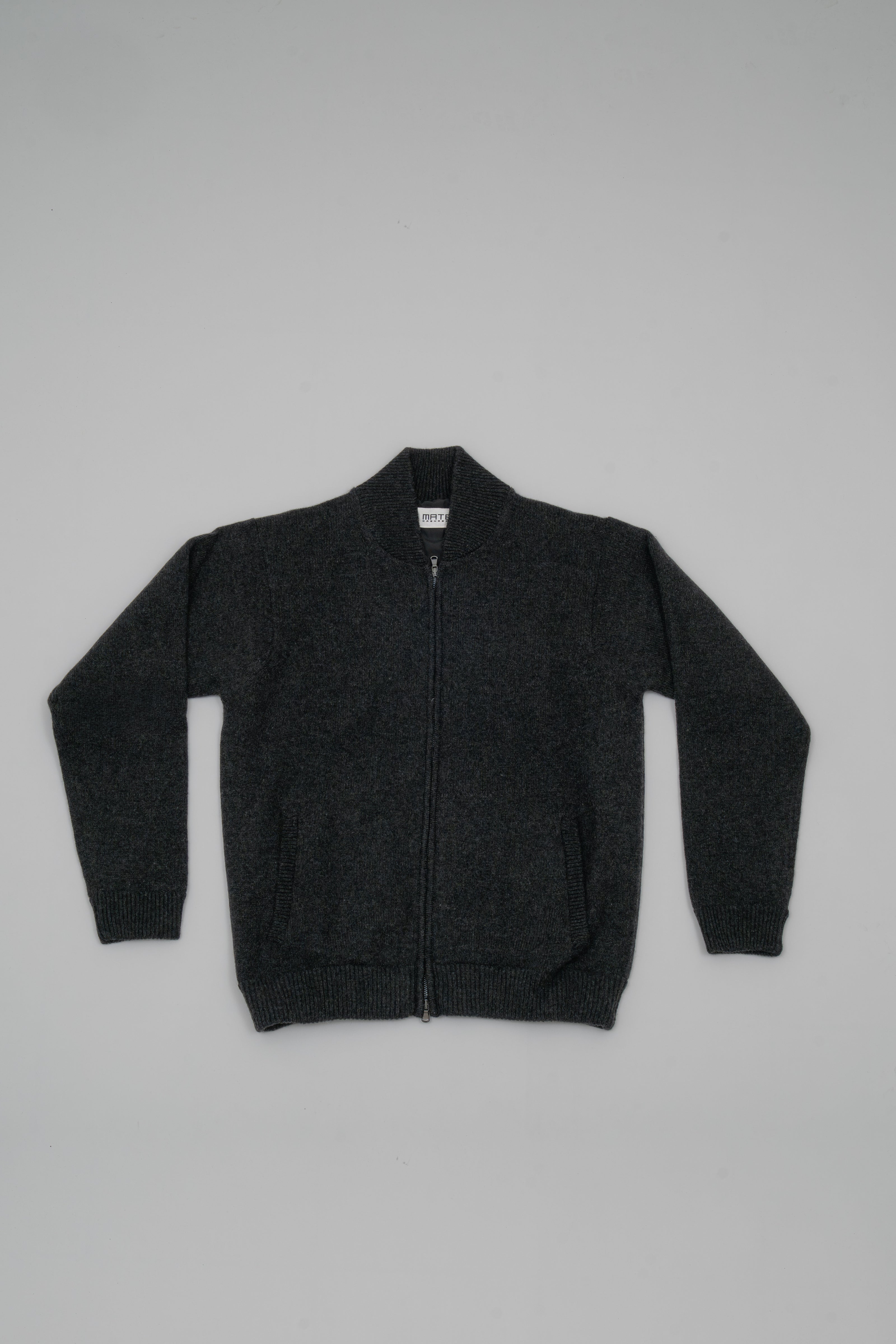 Cashmere bomber jacket
