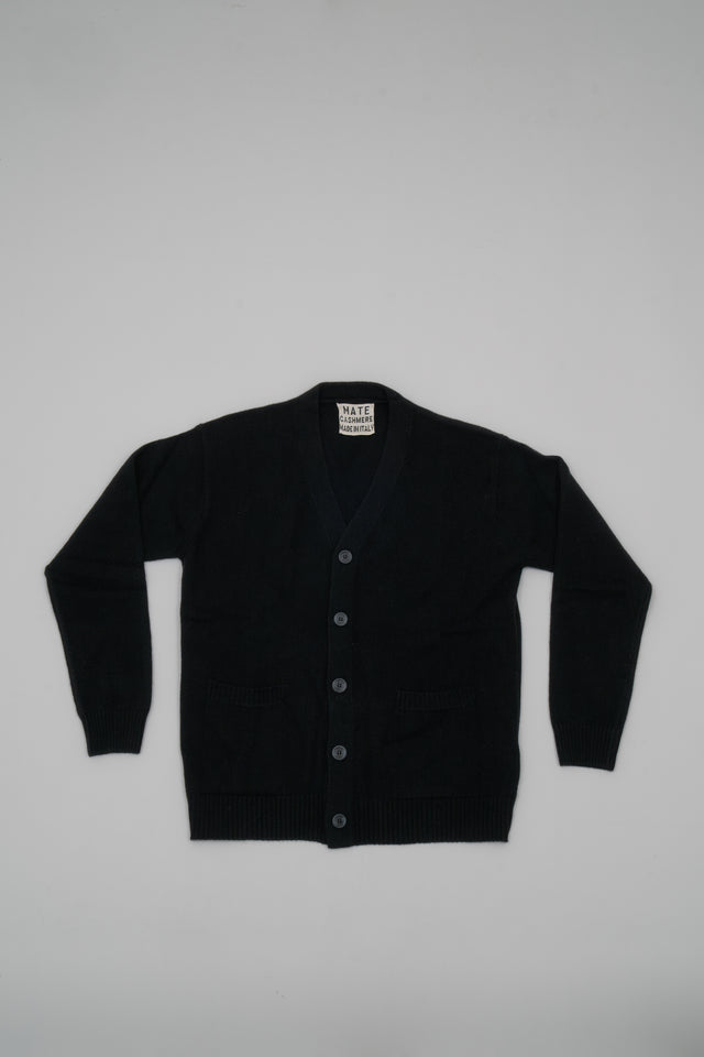 Cardigan con tasca in cashmere