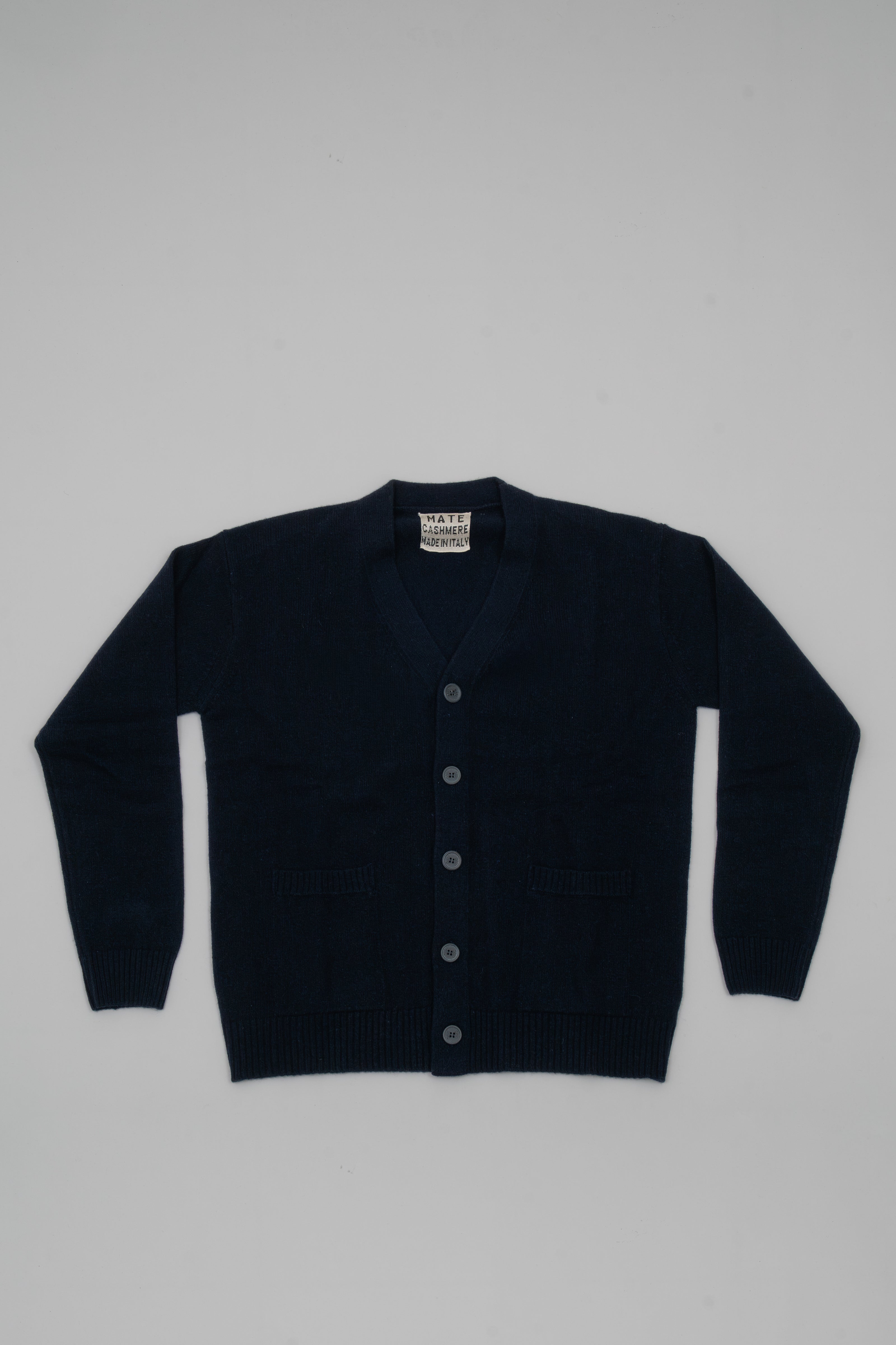 Cashmere pocket cardigan