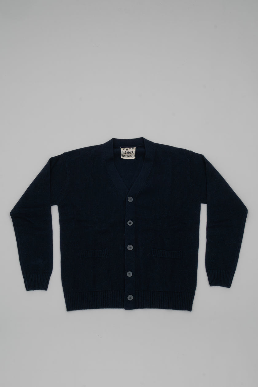 Cashmere pocket cardigan