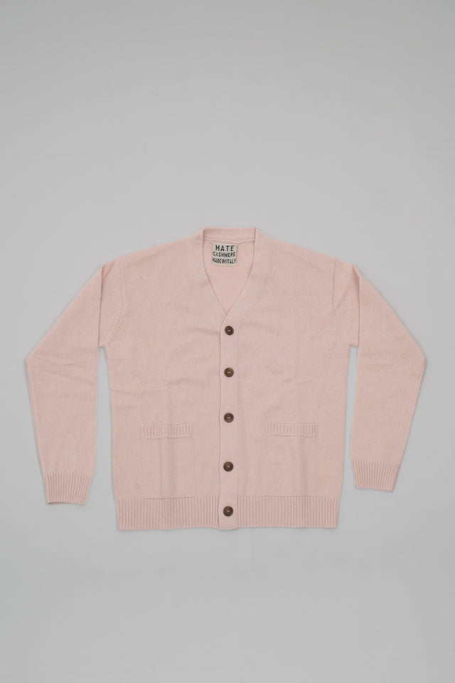 Cardigan con tasca in cashmere