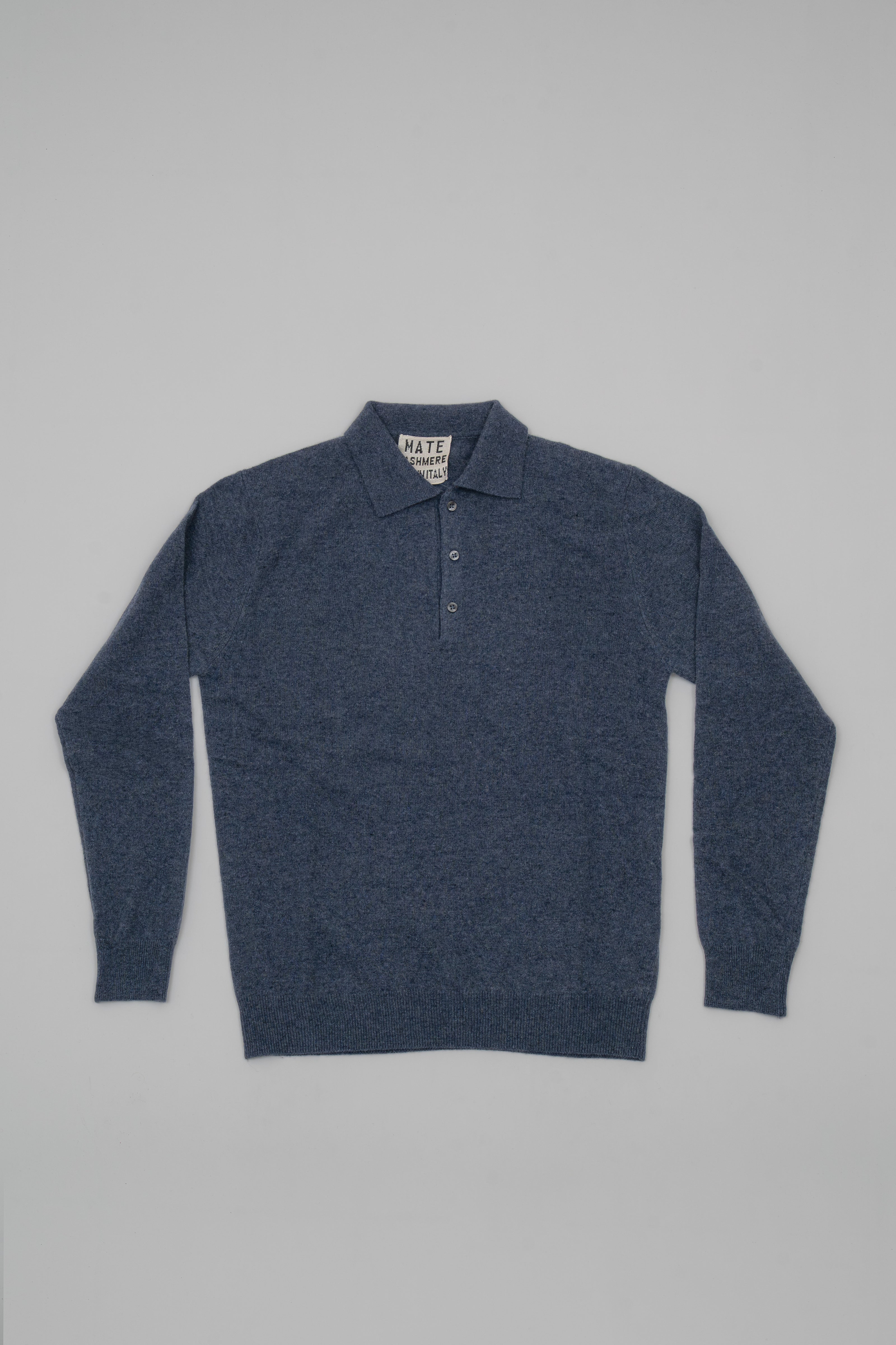 Cashmere polo shirt