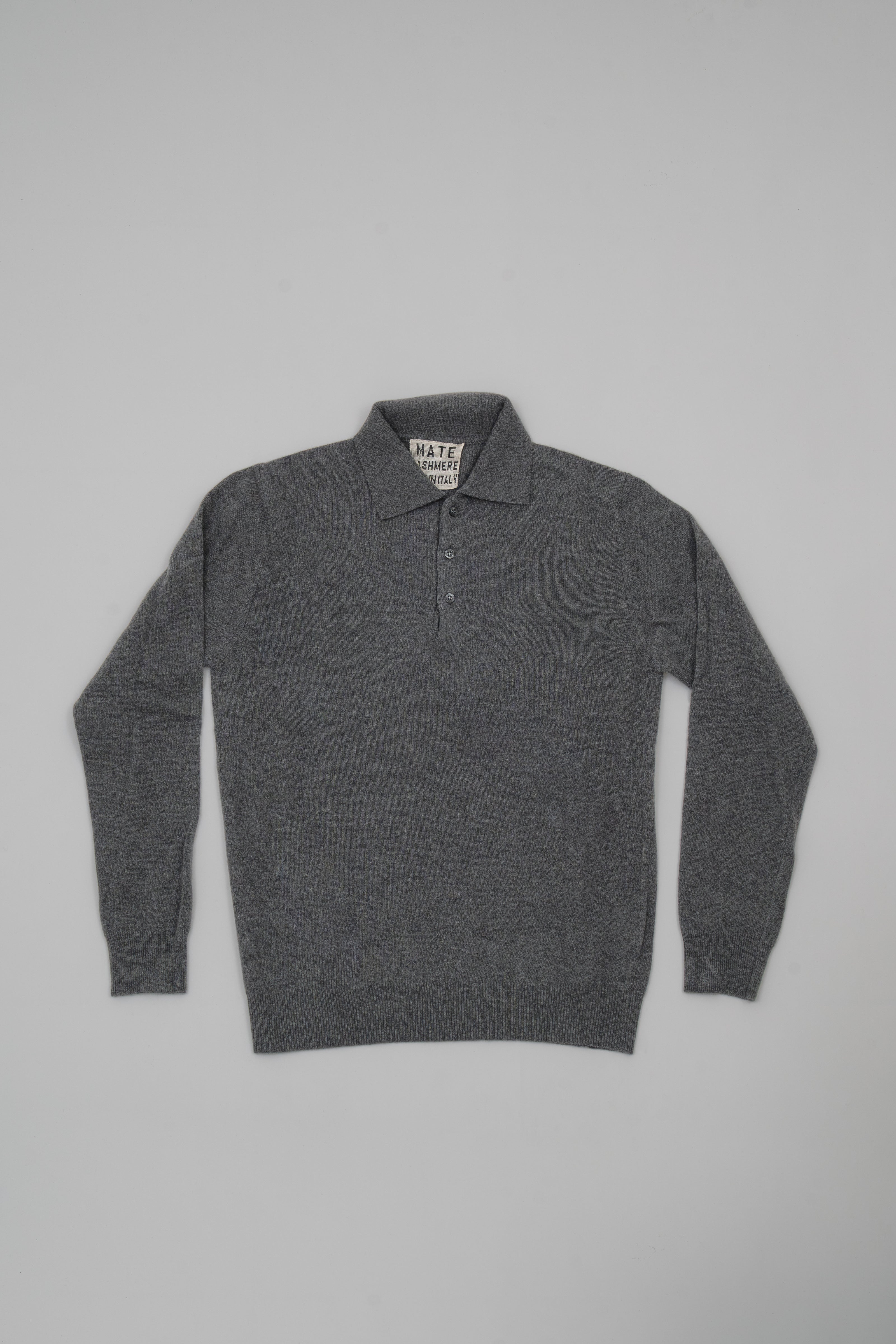 Cashmere polo shirt