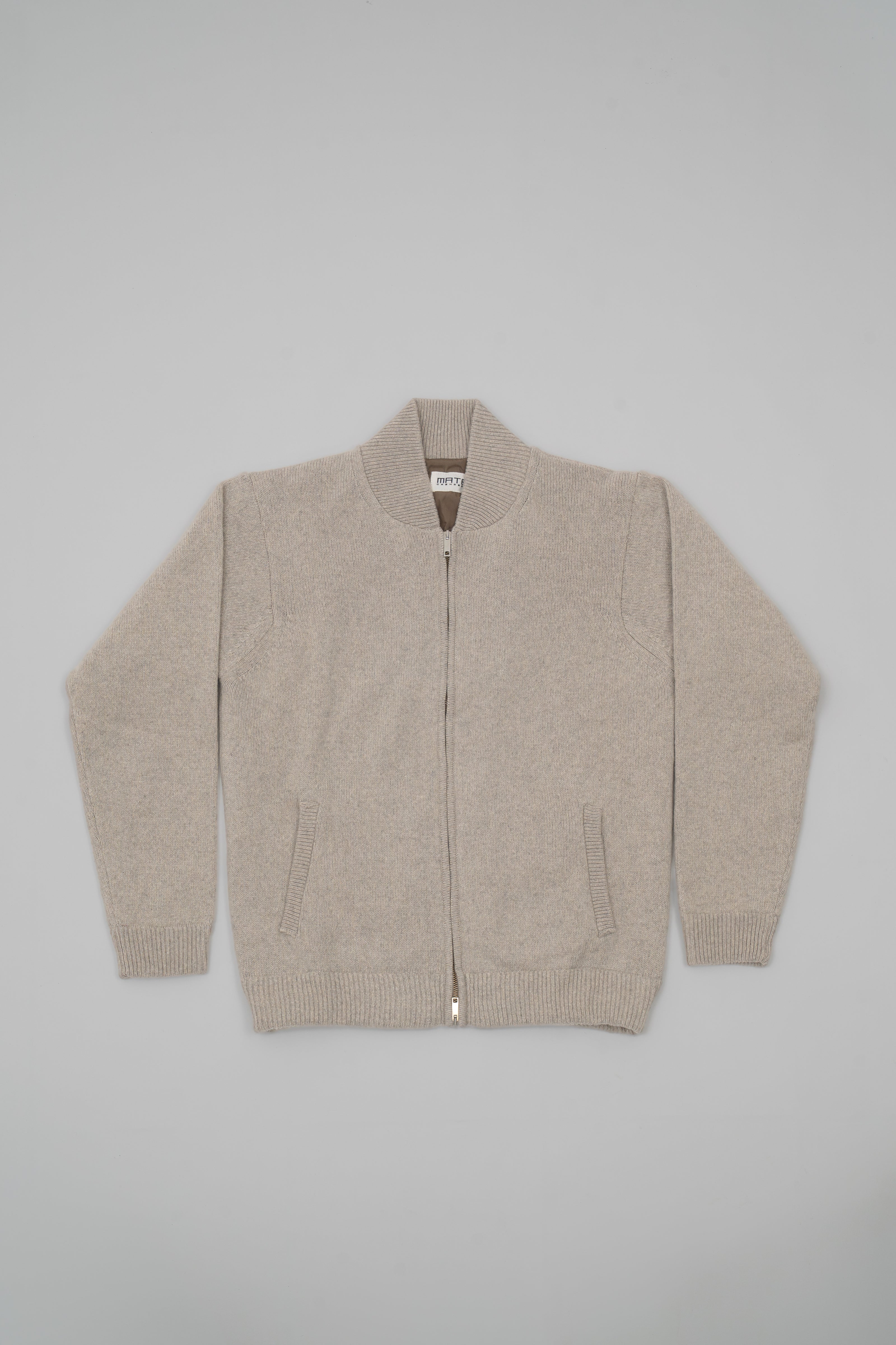 Cashmere bomber jacket