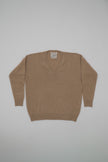 Maglione in cashmere scollo a V over