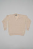 Maglione in cashmere scollo a V over