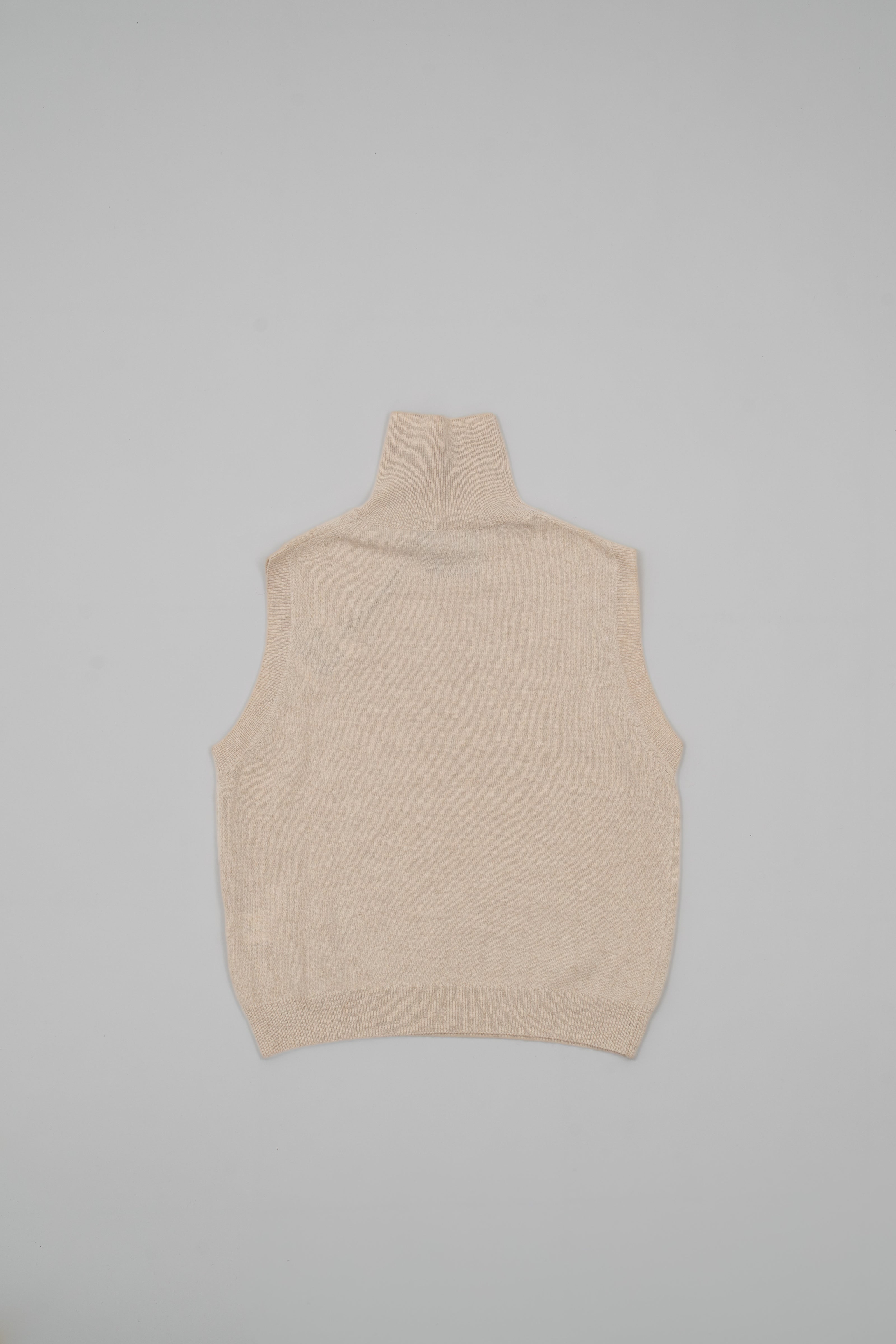 Sleeveless mock neck