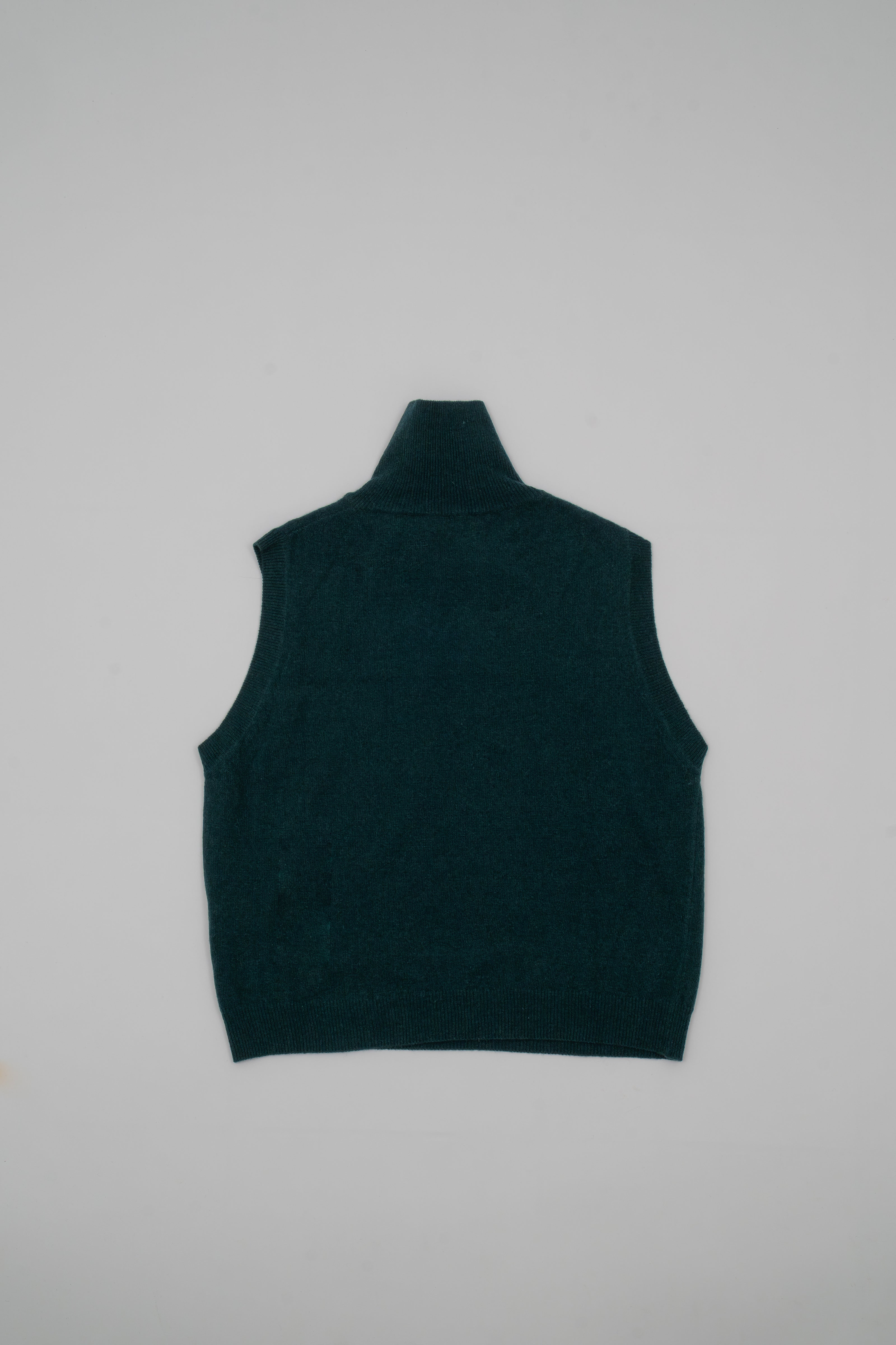 Sleeveless mock neck
