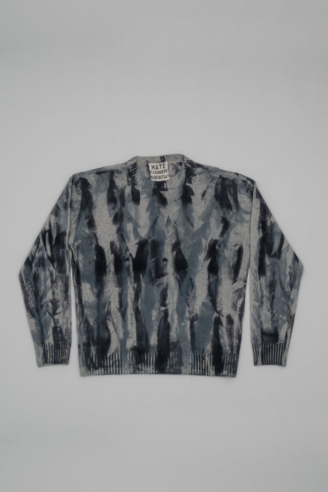 Maglione in cashmere handmade fantasia
