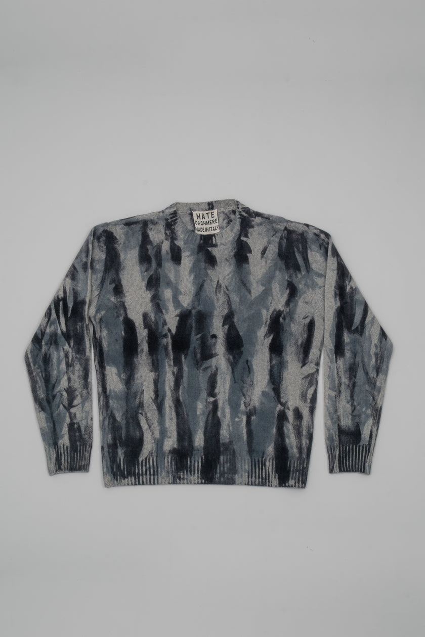 Maglione in cashmere handmade fantasia