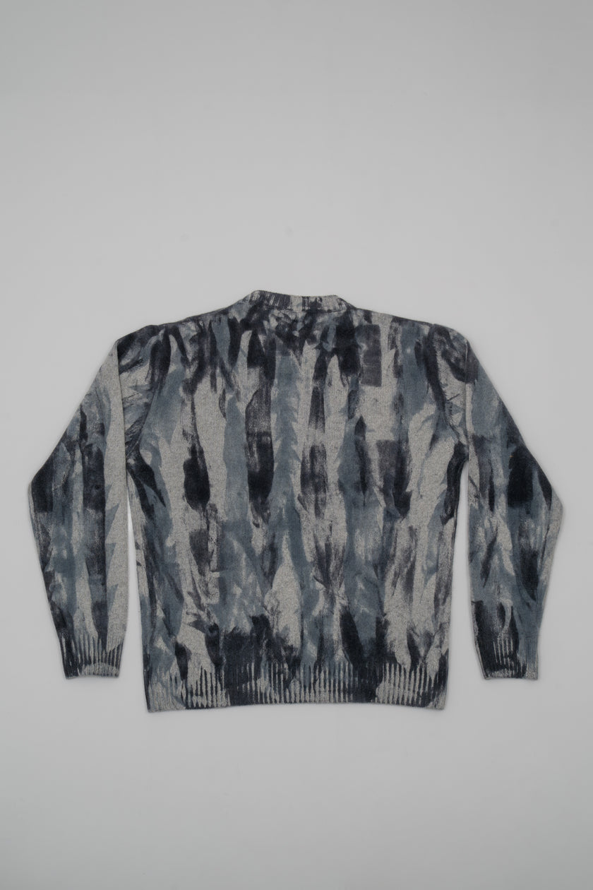 Maglione in cashmere handmade fantasia