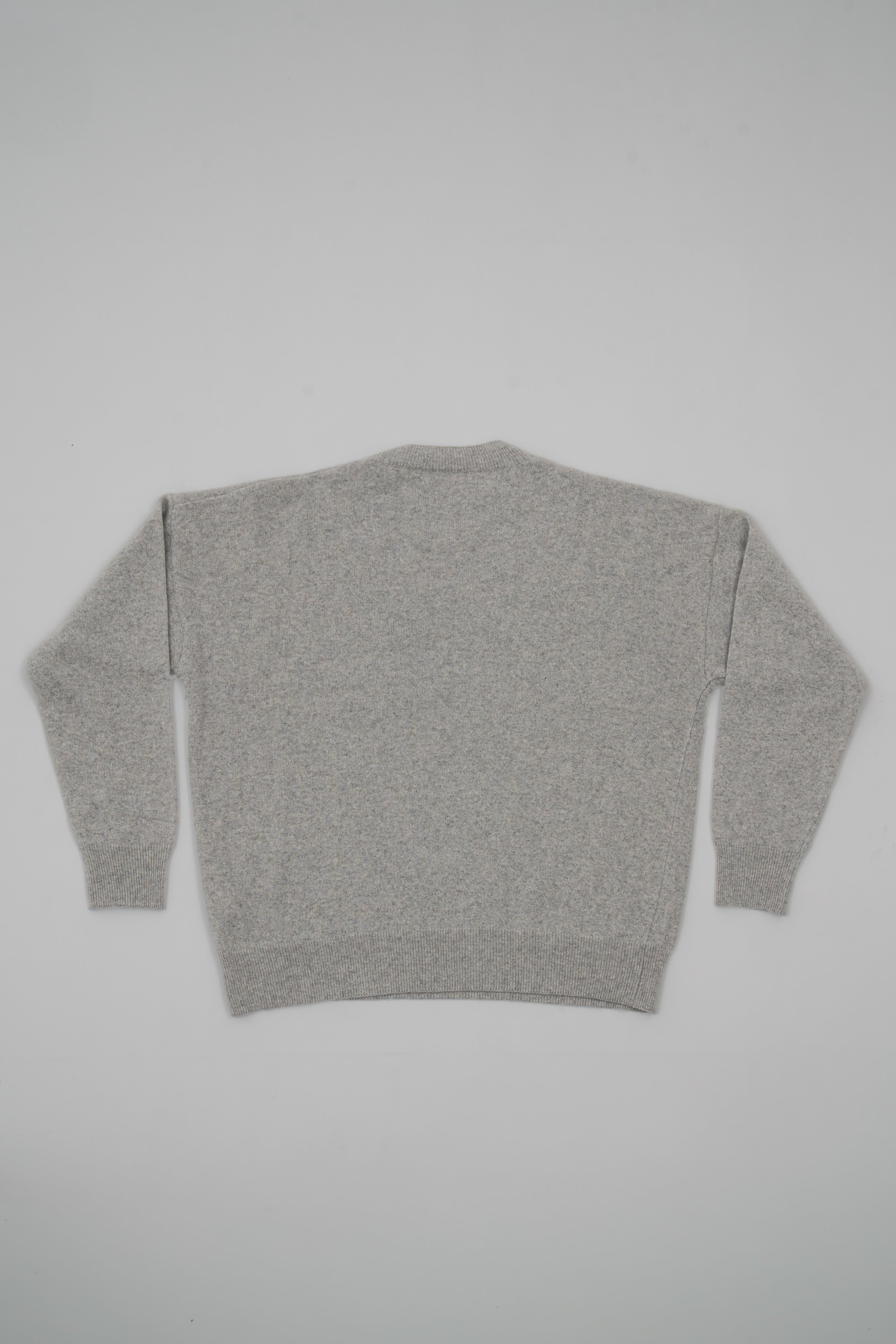 Cashmere crew neck sweater