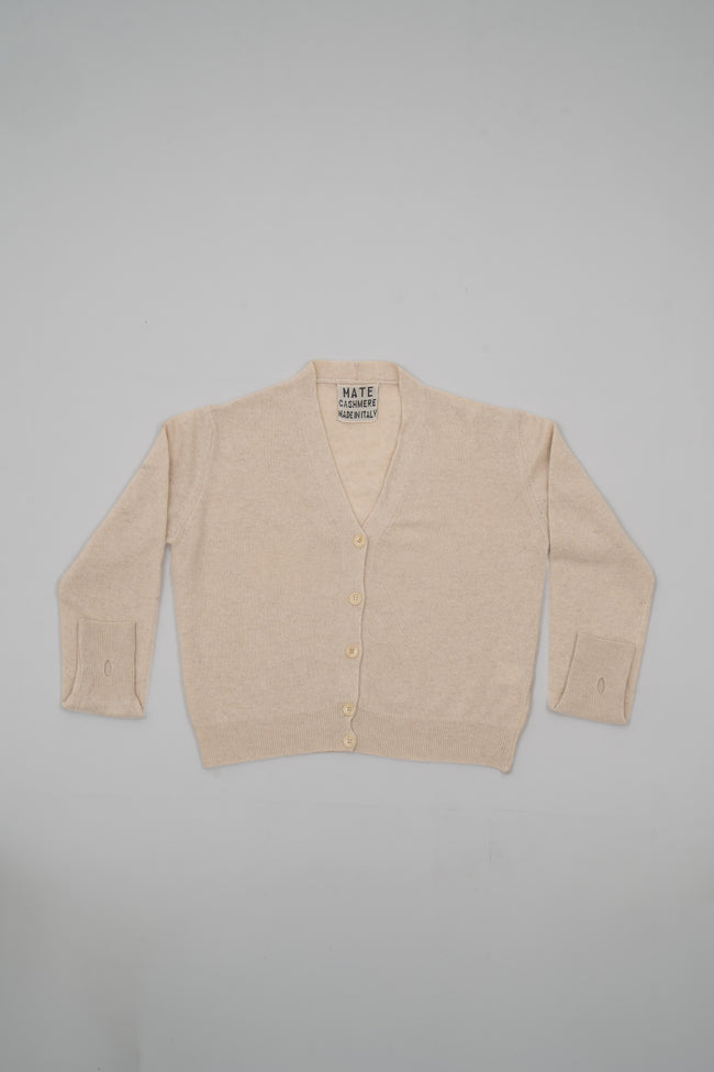 Mock neck twinset cardigan