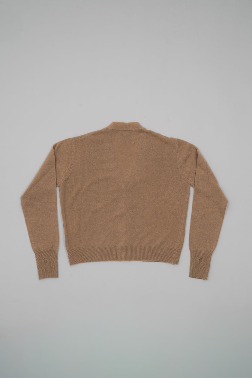 Cardigan twinset lupetto