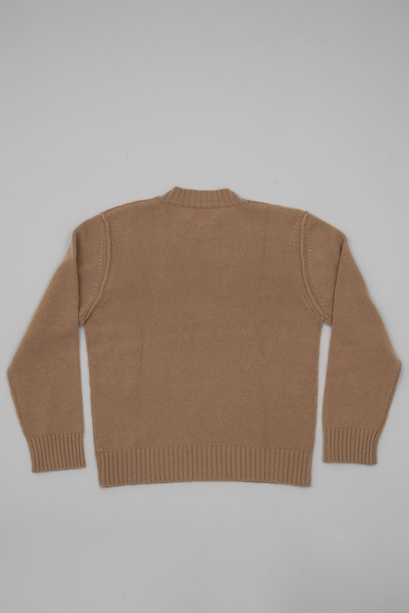 Maglione in cashmere cucitura a vista
