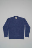 Cashmere crew neck with buttons