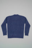 Cashmere crew neck with buttons