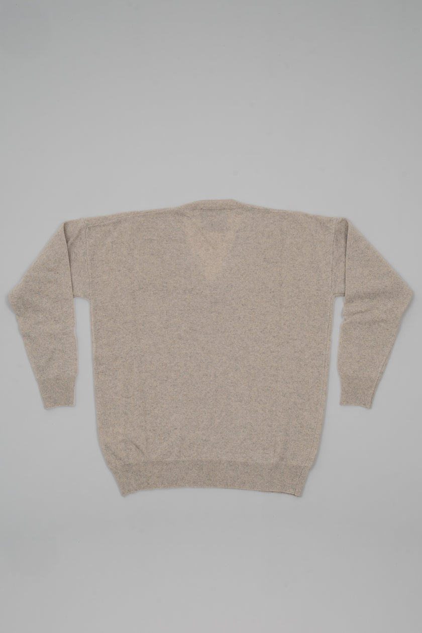 Maglione in cashmere scollo a V over