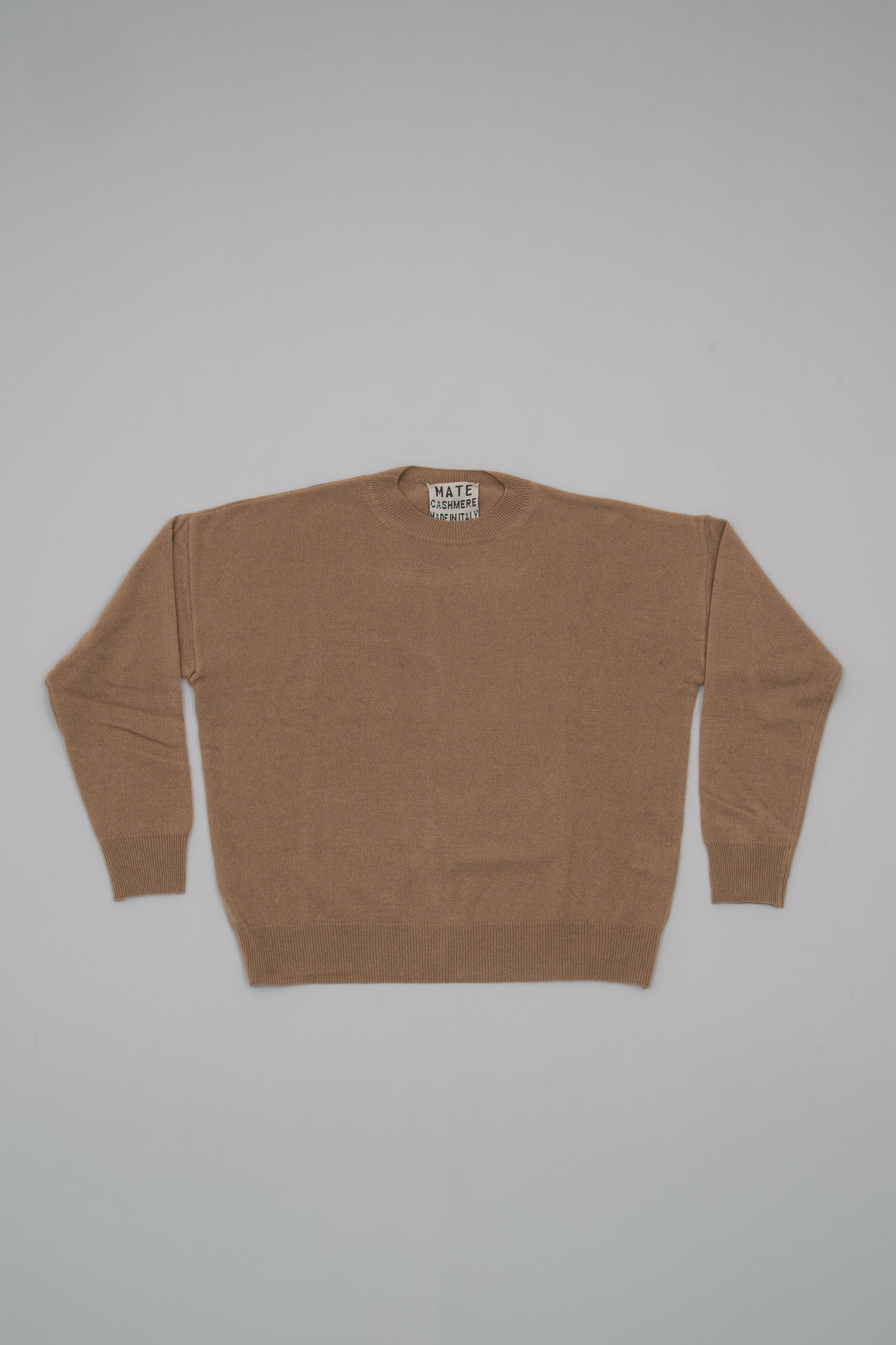 Cashmere crew neck sweater