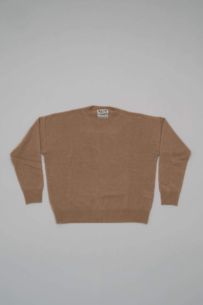 Maglione paricollo in cashmere