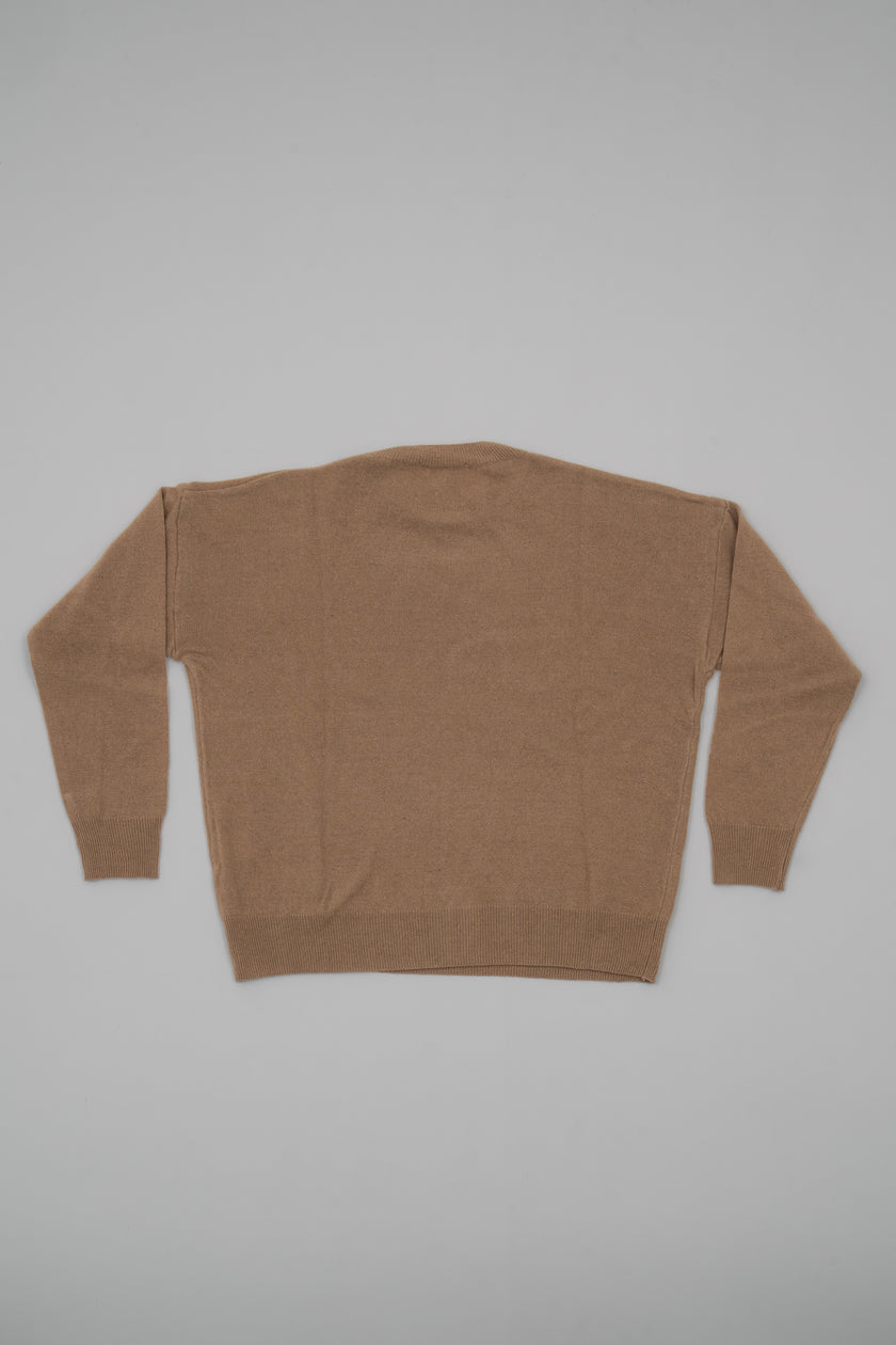 Maglione paricollo in cashmere