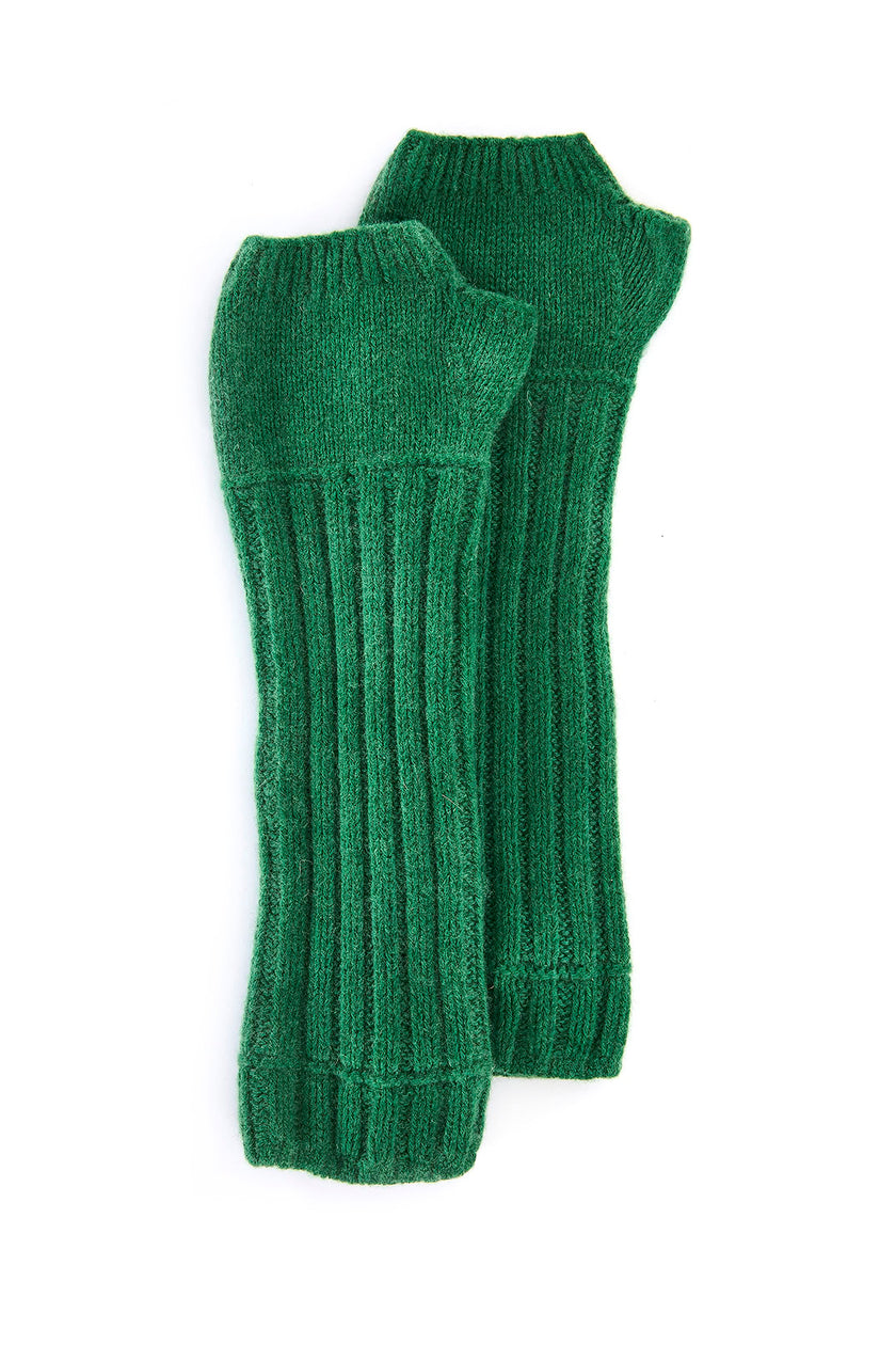 manicotto a coste in cashmere