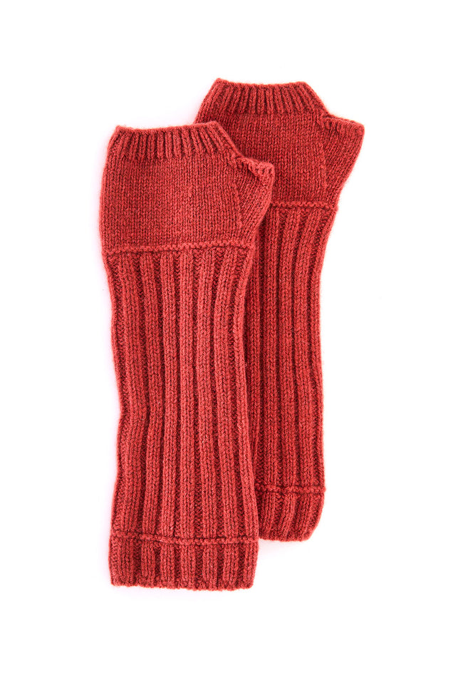 manicotto a coste in cashmere