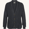 Cardigan con bottoni spray in cashmere