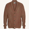 Cardigan con bottoni spray in cashmere