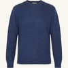 Girocollo in cashmere melange