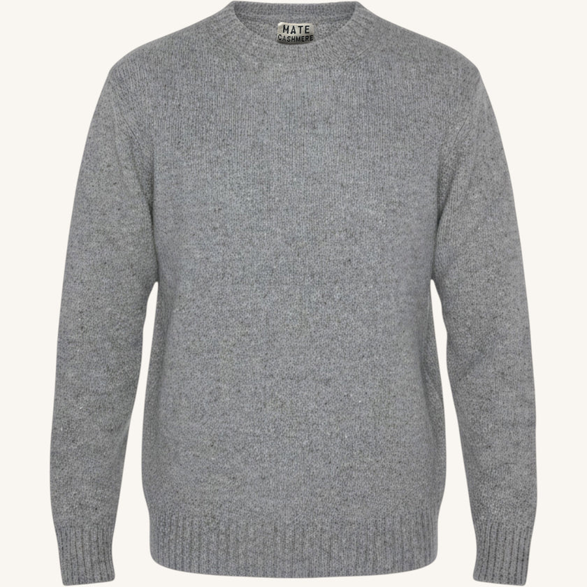 Girocollo in cashmere melange