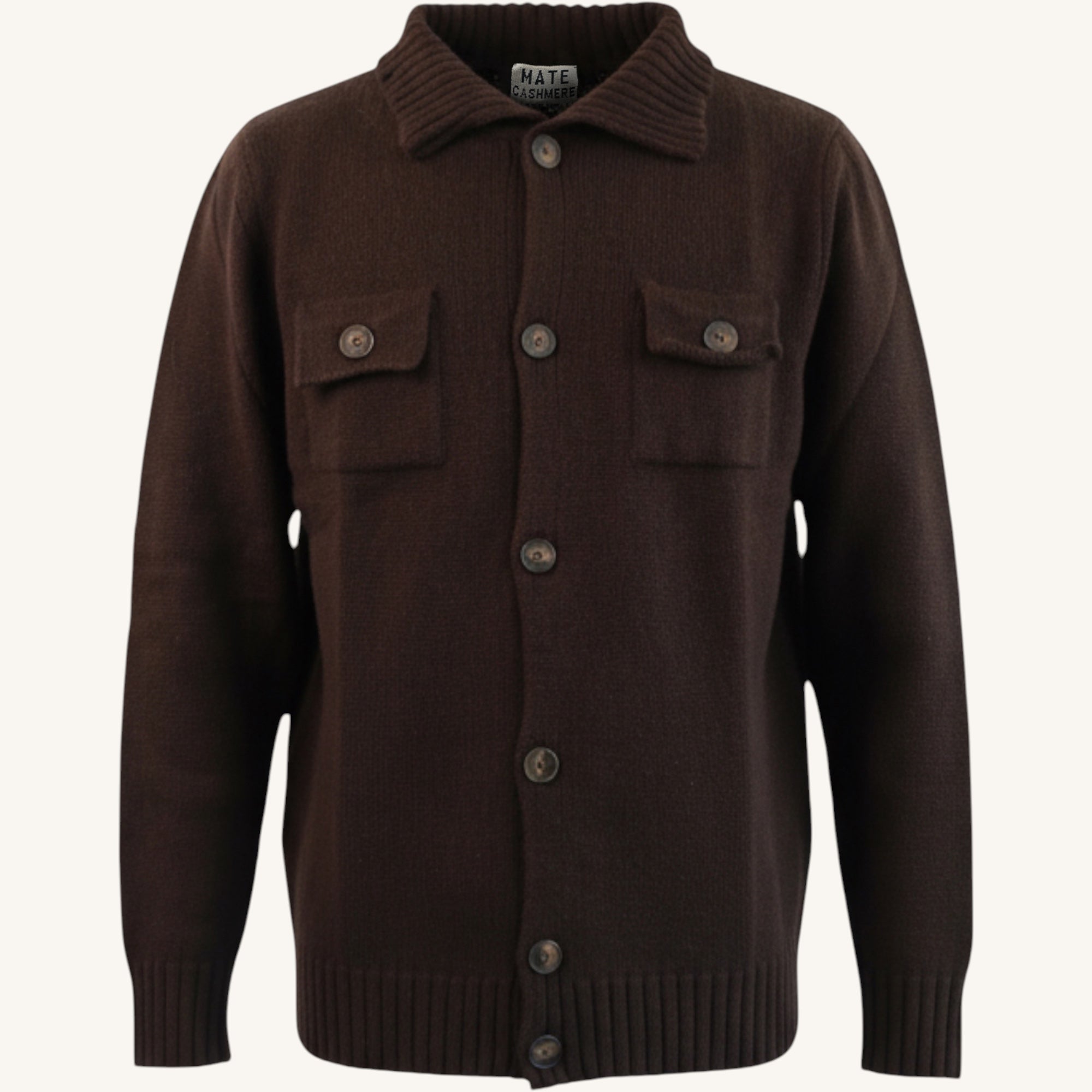 Cashmere button-down cardigan