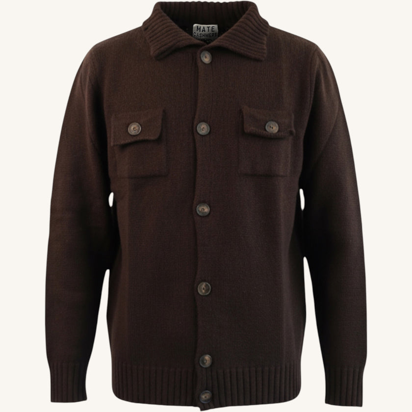 Cardigan con bottoni in cashmere